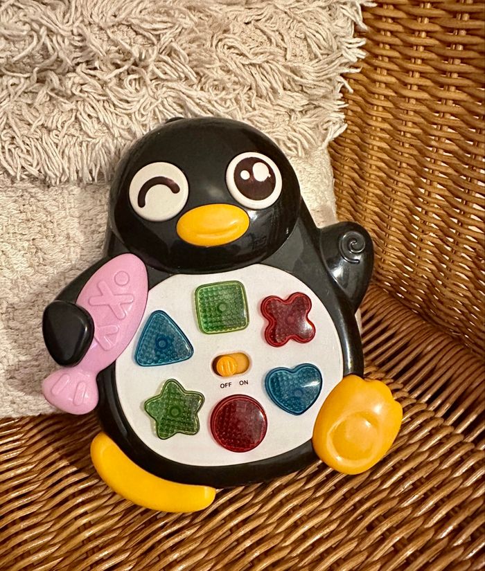 💜 Jeu musical pingouin Gifi noir et coloré 💜 - photo numéro 2