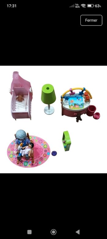 Chambre bebe playmobil 