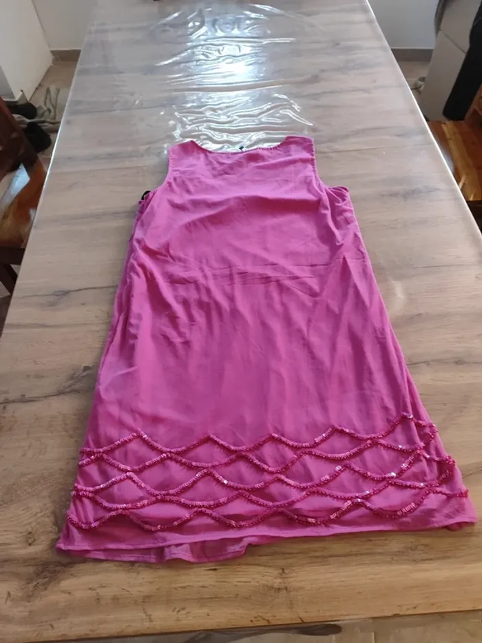 Robe Morgan Rose, Taille 42 - Détails Sequins Bohème Chic ! - photo numéro 3