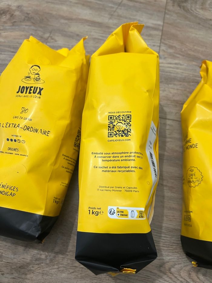 Graine de café joyeux