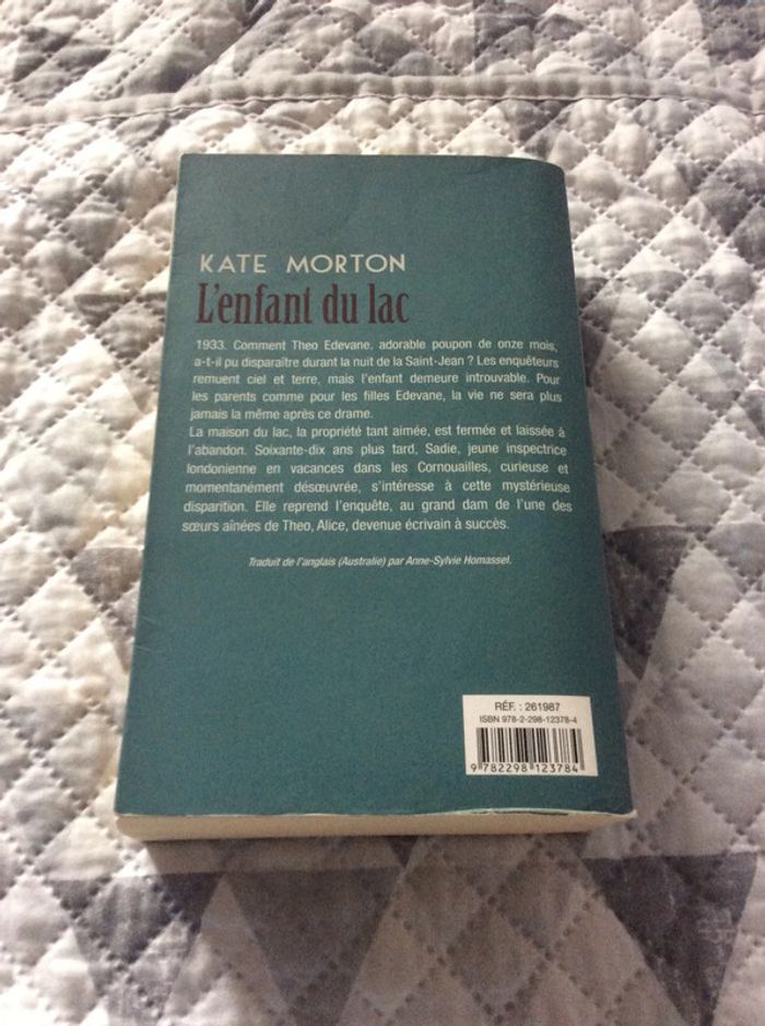 #l’enfant du lac Kate Morton - photo numéro 4