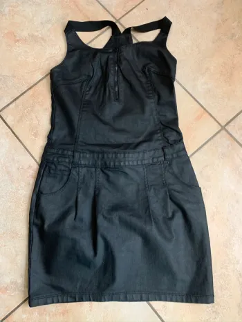 Robe bonobo noire jean T S Neuf bretelle élastique