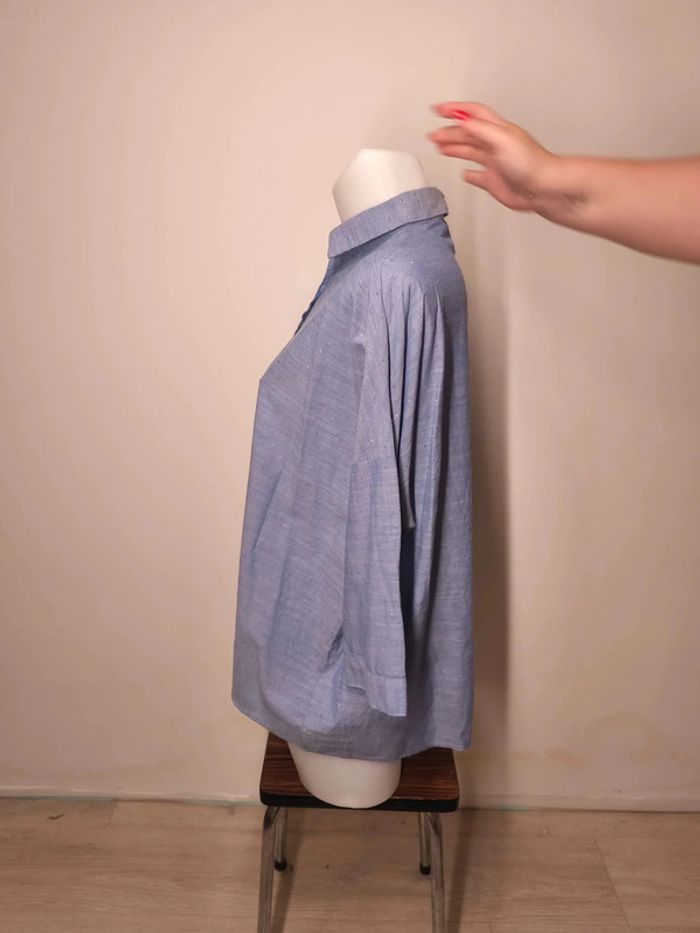 Chemise Zara Basics Z1975 Femme Taille S Bleu - photo numéro 5