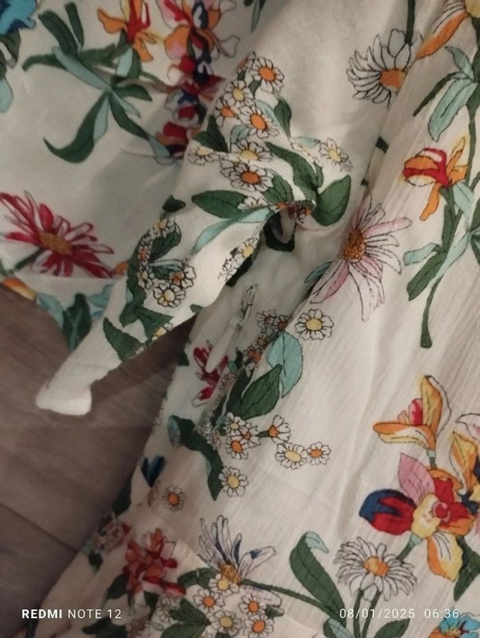 Robe Tommy Hilfiger blanc fleuri TXS - photo numéro 5