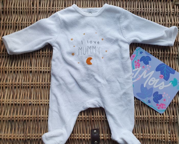 Lot 4 pyjamas velours 1 mois - photo numéro 3