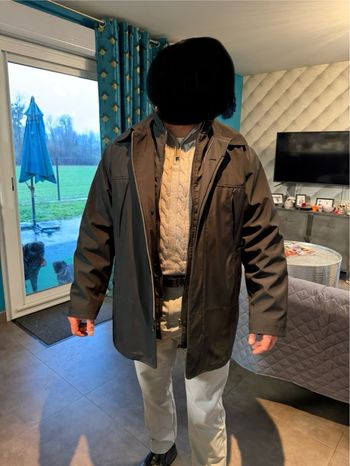 Double veste noire devred 