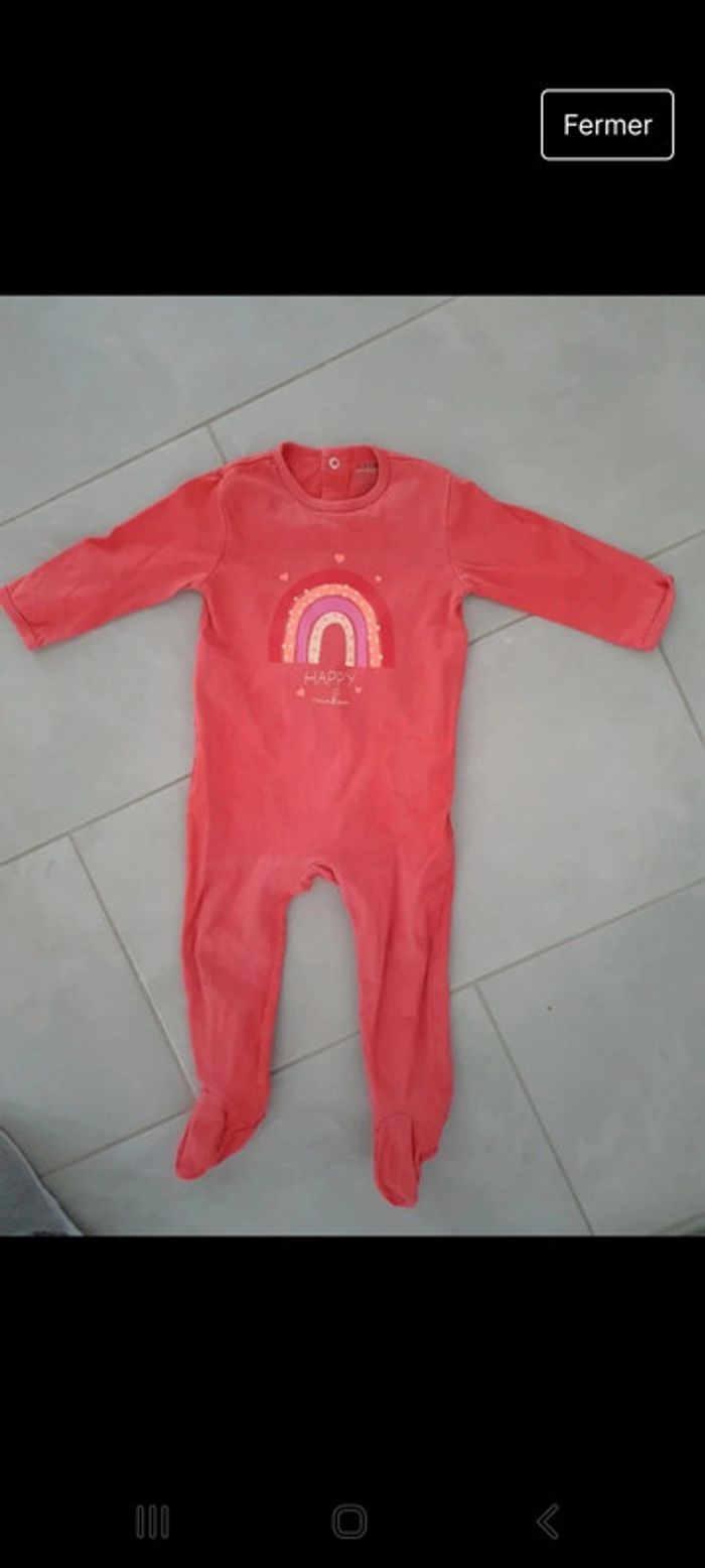 Lot pyjamas été 1 pièce, 18 mois - photo numéro 4