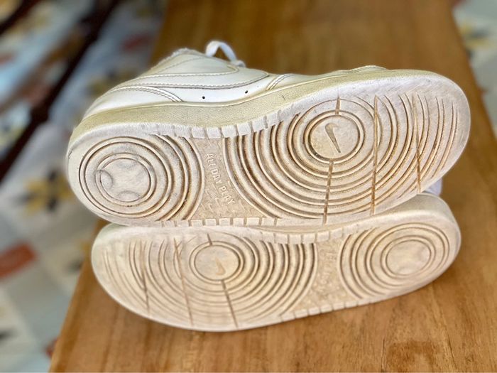 Baskets cuir blanches Nike Court Borough Low2, 37 1/2 - photo numéro 7