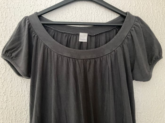Tee-shirt gris Camaïeu - photo numéro 2