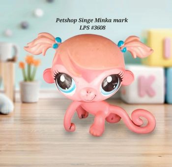 Little Petshop Singe Minka mark LPS #3608 Hasbro