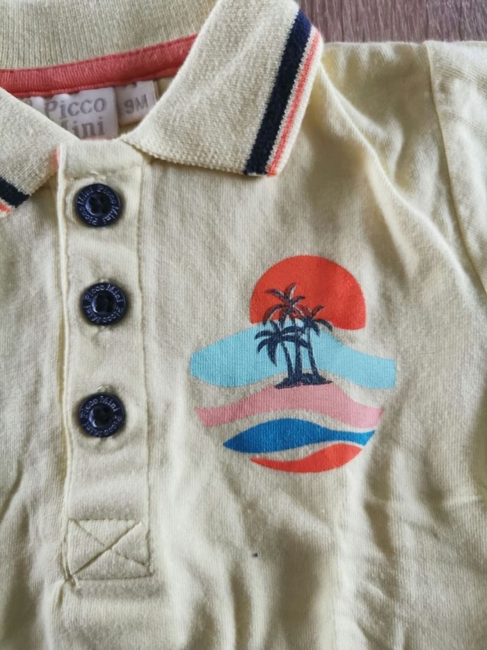 Ensemble d'été bébé garçon 9mois picco mini neuf sans étiquette - photo numéro 3