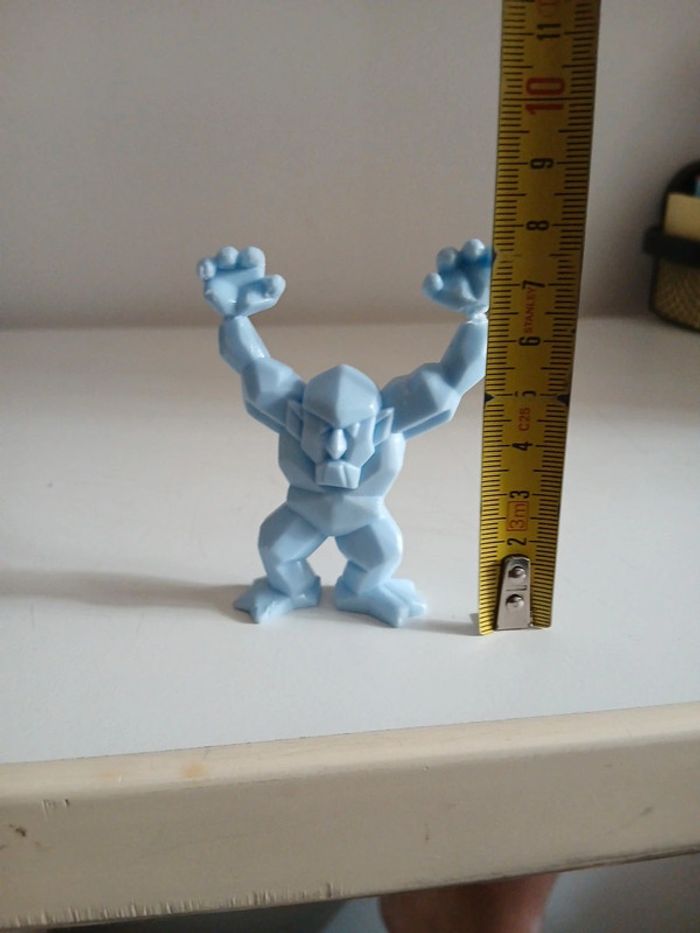 Figurine Arco 1987 mad scientist rare blue rock allien - photo numéro 8