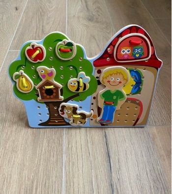 Jeu de motricité en bois