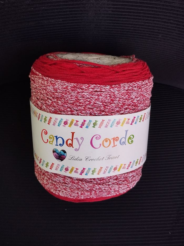 * 1 pelote fil de coton multicolore Candy Corde par Lidia Crochet #2