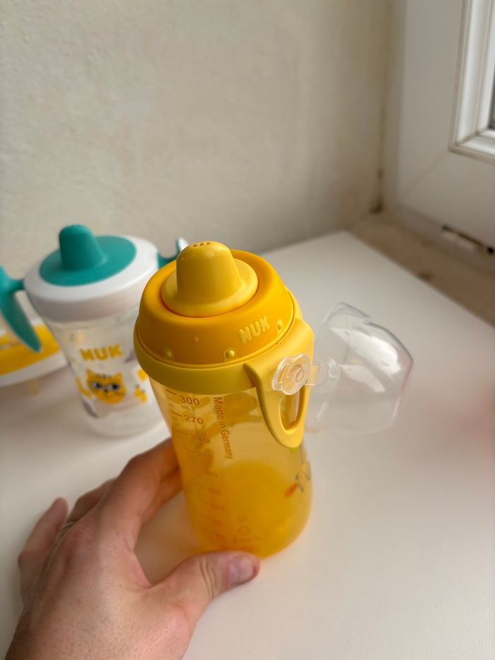 Lot Nuk kiddy cup et Nuk goblet d’apprentissage évolutif 2 en 1 et gourde paille offerte - photo numéro 4