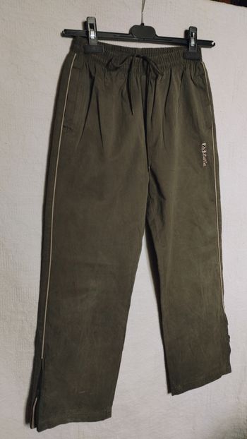 Pantalon velours kaki 10 ans fille