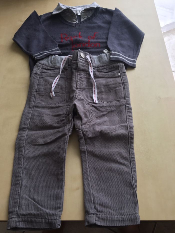 Ensemble tape à l’œil 12 mois