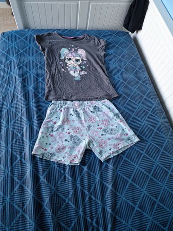 Pyjama short+ tee-shirt fille