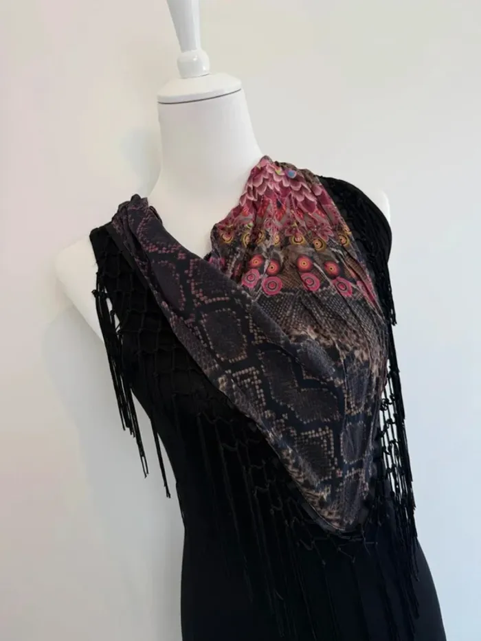 Robe d'été Desigual noire taille S neuve - photo numéro 2