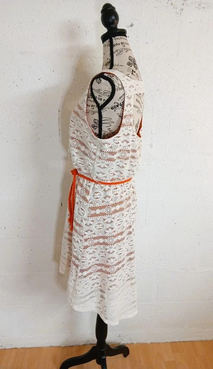 🧡 Robe doublée style broderie anglaise – Trixxi – Taille XL – Très bon état - photo numéro 6