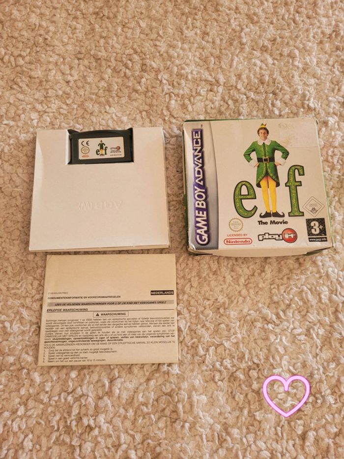 Jeu game boy advance, elf the movie