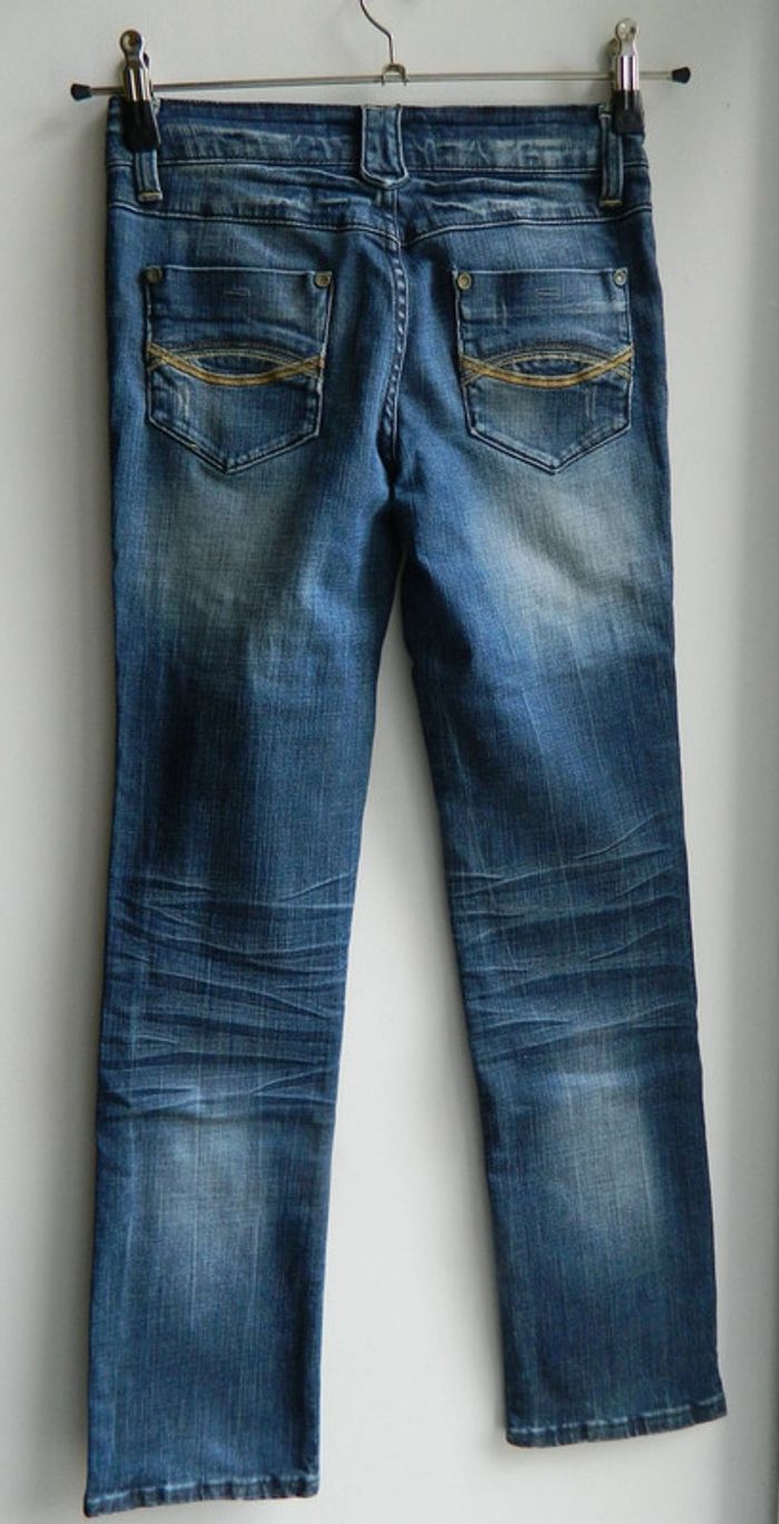 Jeans coupe droite T 14 ans "Pantashop" - photo numéro 3