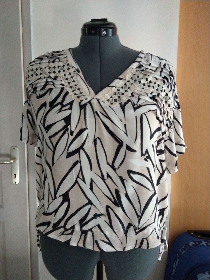 Blouse manches courtes, Capitain Tortue, taille 36