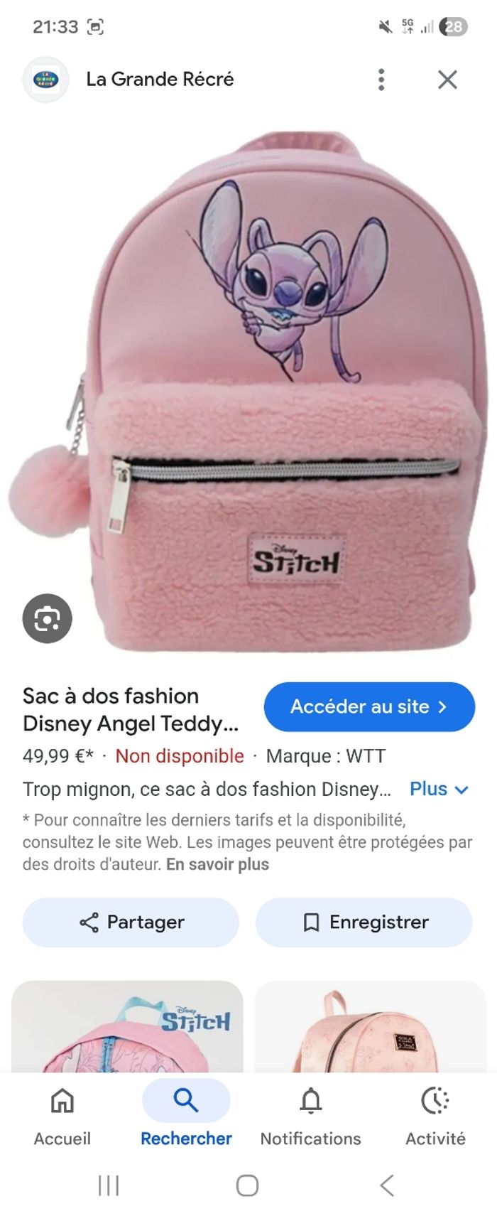 Sac a dos stitch - photo numéro 7