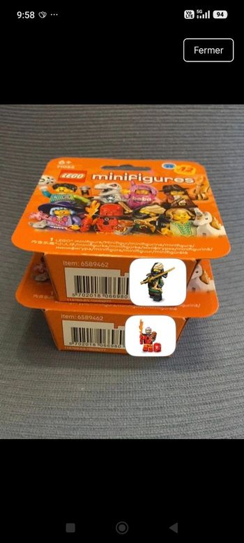 Minifigure lego 71052 série 29 