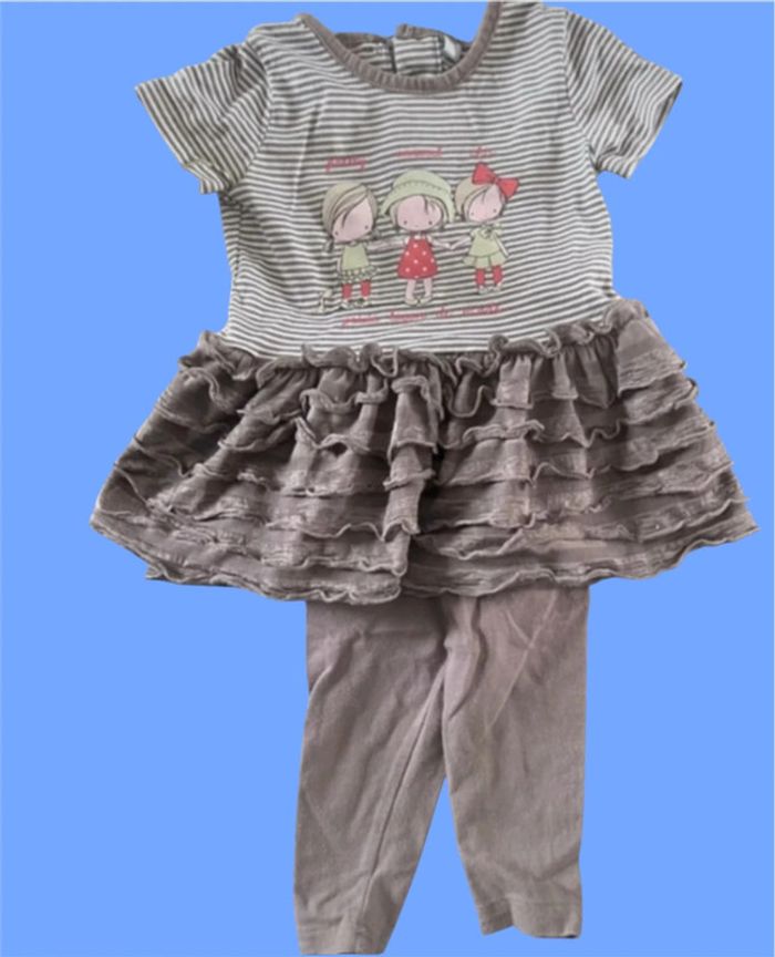 Ensemble printemps été fille 6 mois