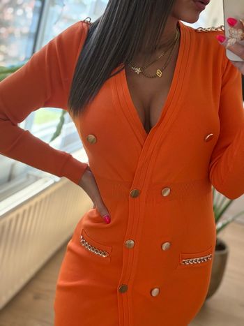 Robe orange 