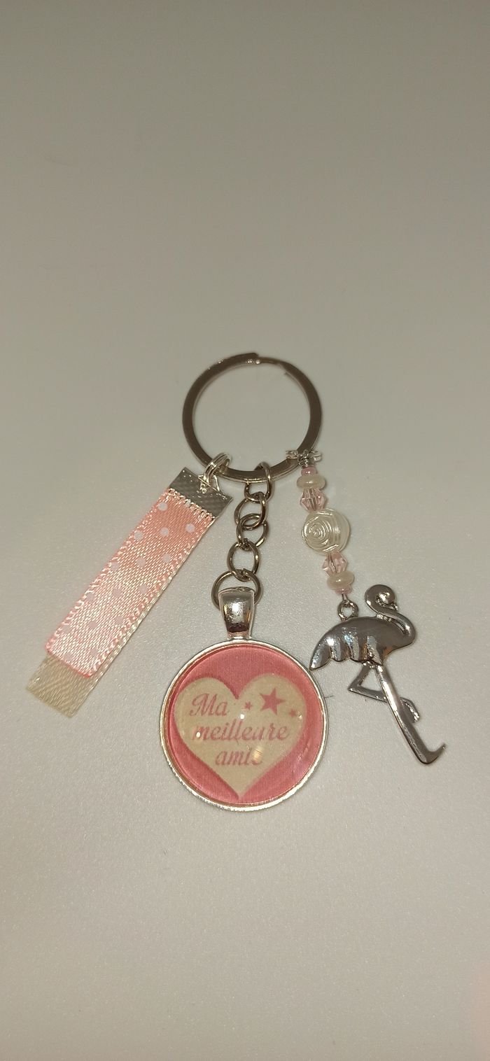 Porte cle message bijoux de sac " Ma meilleure amie "