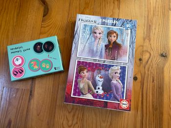 Puzzle reine des neiges + Memory