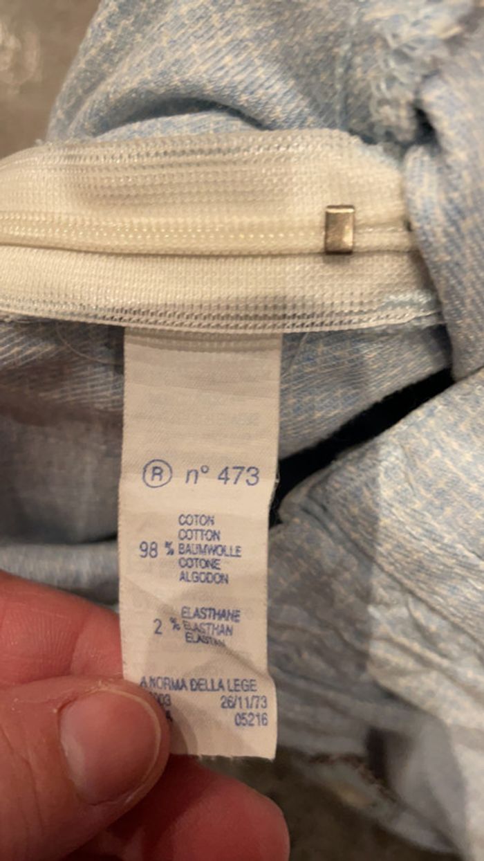 Short bleu et blanc - photo numéro 4