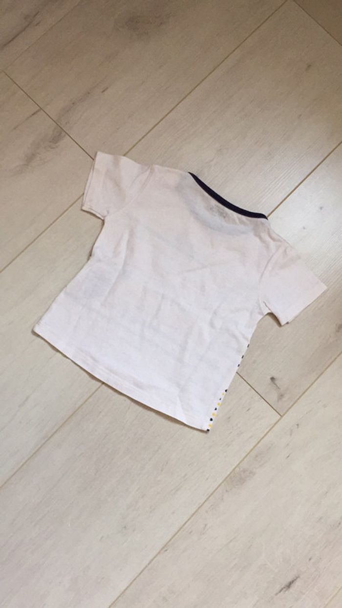 Tee shirt la compagnie des petits 18 mois jaune et bleu - photo numéro 5