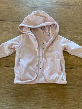 Veste réversible et tee shirt assortis