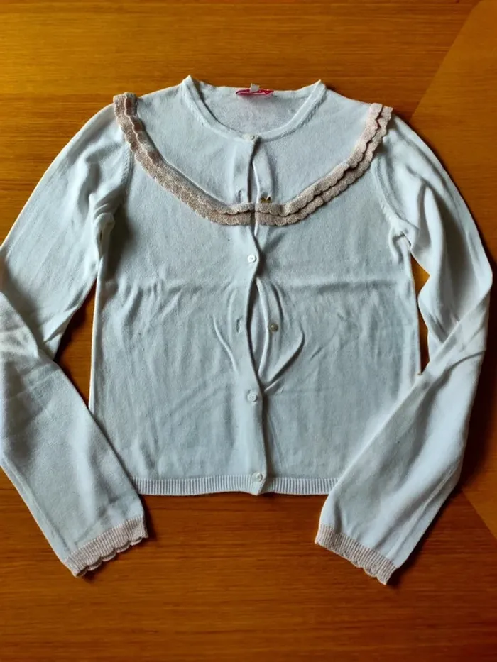 Gilet Lili gaufrette 12 ans
