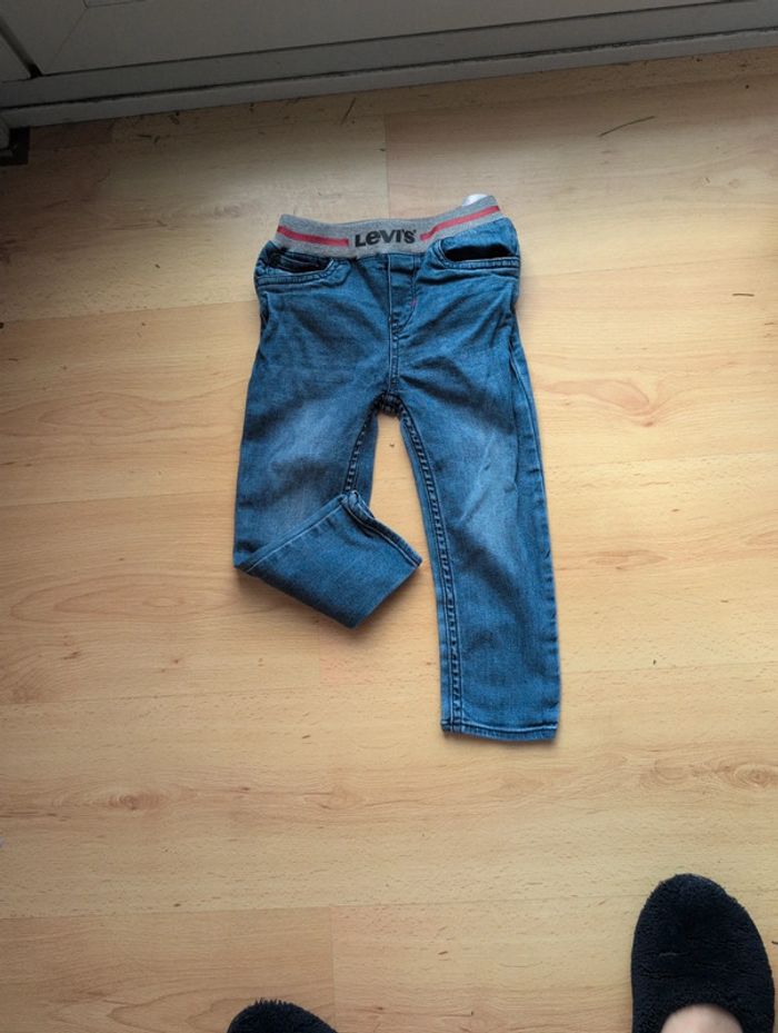 Pull on jeans skinny en denin bleu 24 mois Levi's