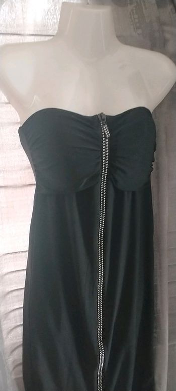 Robe bustier noire T 36 neuve