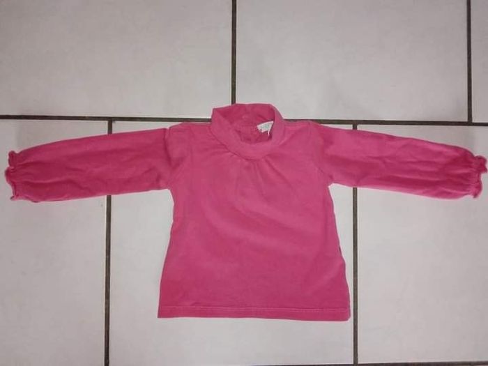 Sous pull fille 68 cm (6 mois)