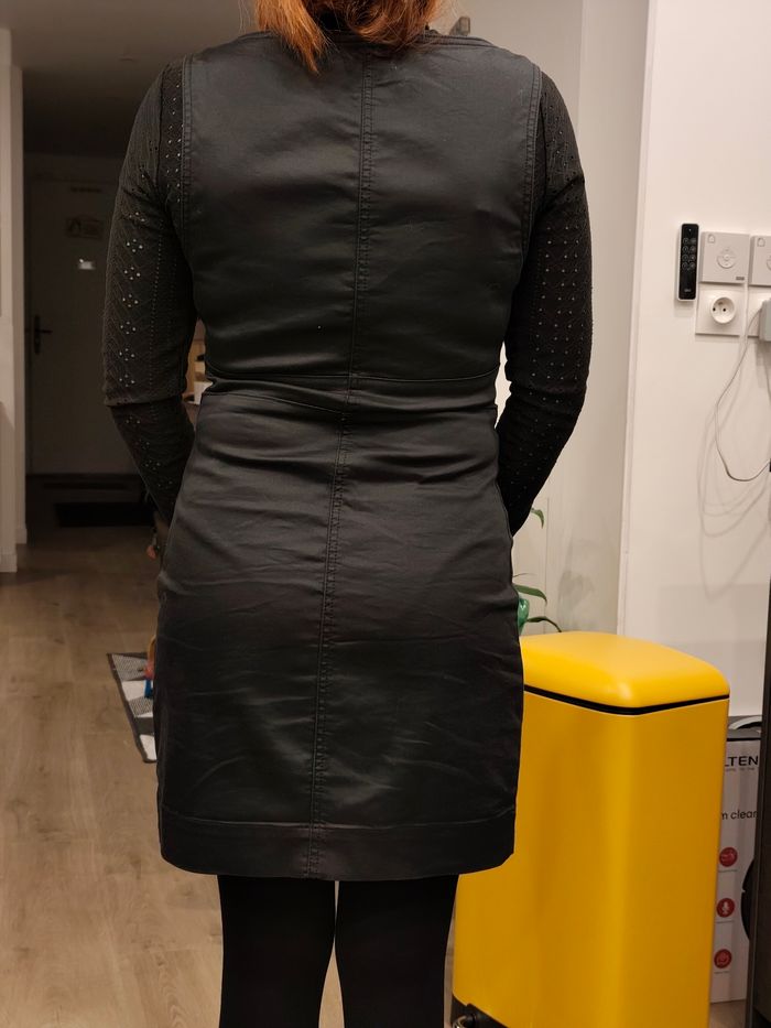 Robe chasuble cache cache noire 36 - photo numéro 6