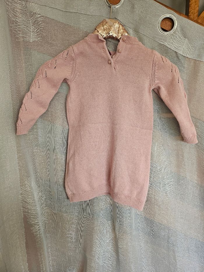 Robe pull en maille pour fille - photo numéro 5