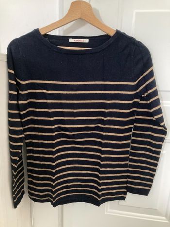 Pull marinière camaïeu T.1