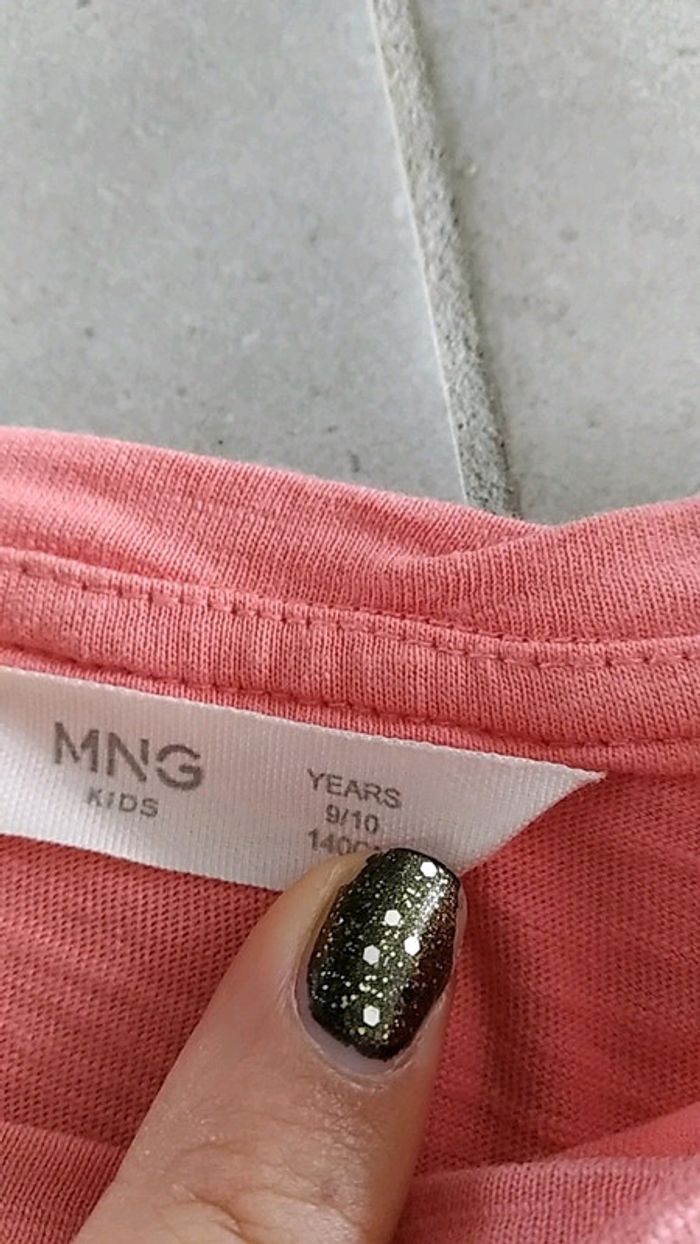 Tee shirt Mango corail - photo numéro 2