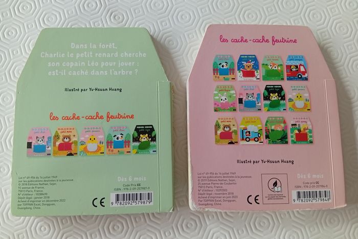 Lot de deux livres Cache-cache - photo numéro 3