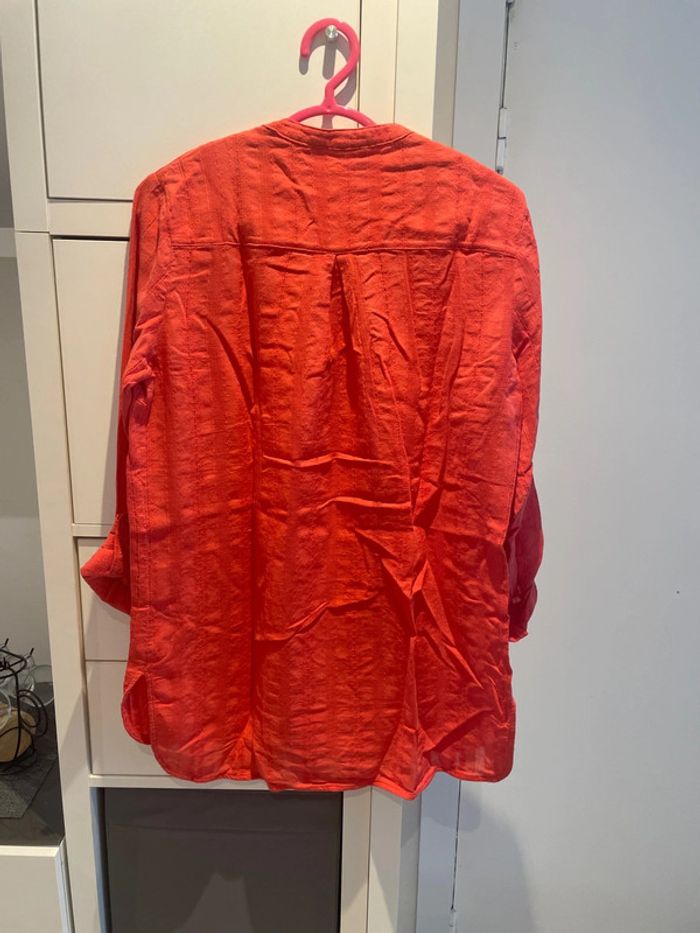 Tunique 3/4 orange Camaïeu - photo numéro 3