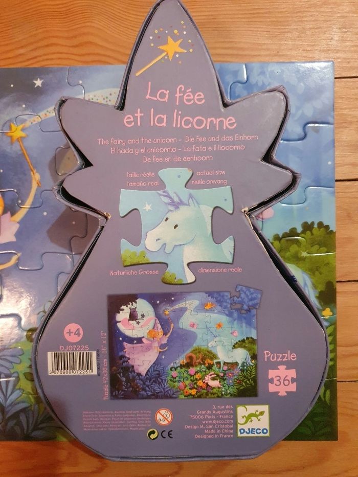 Puzzle la fée et la licorne - photo numéro 3
