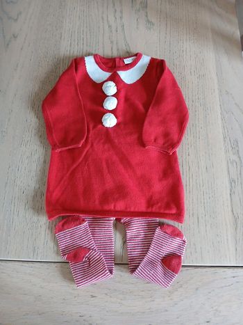 Ensemble robe et collant 3 mois