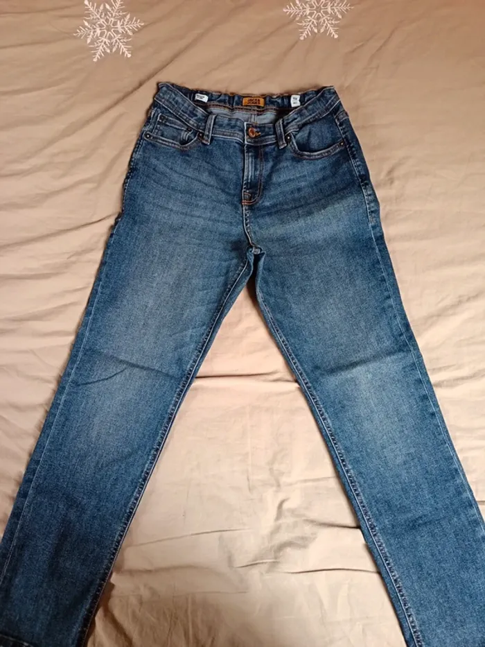 Lot jeans garçon taille 13 ans marque Garcia et Jack & Jones - photo numéro 2