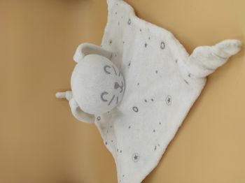 Doudou Plat Lapin Blanc Siplec Leclerc